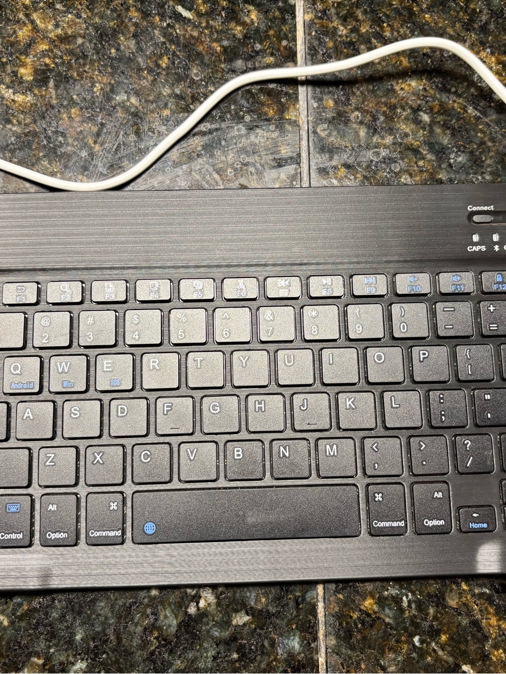 Slim Wireless Bluetooth Keyboard - Black